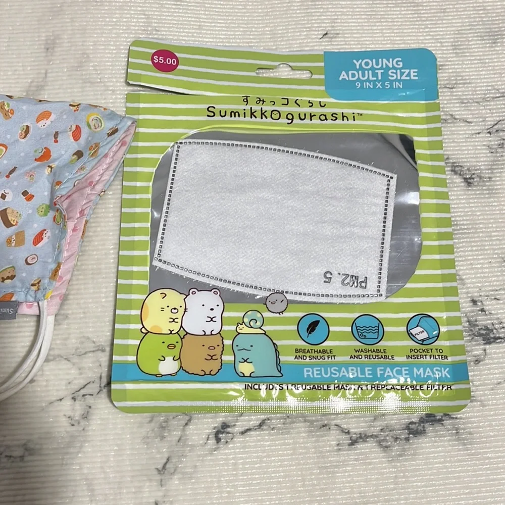 Sumikko Gurashi Young Adult Face Mask